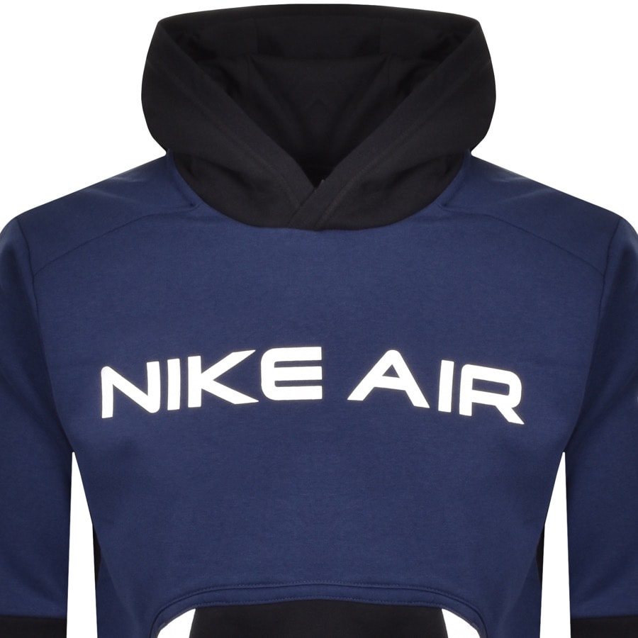Alternative Image for ProductNike Air Logo Hoodie Navy2